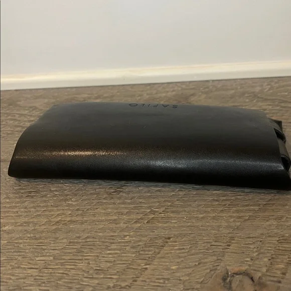 Safilo Black Leather Sunglass/Eyeglass Case - Picture 5 of 8